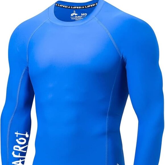 LAFROI Men's Long Sleeve Rash Guard - Picture 1 of 8